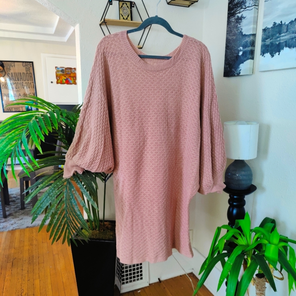 SHEIN Curve Off the Shoulder Sweater Dress